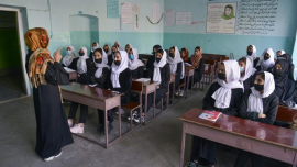 Día Internacional de la Educación reclama derechos de las afganas