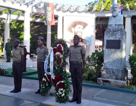 Santiago de Cuba rindió tributo a Camilo Cienfuegos