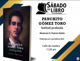 Presentan libro sobre independentista cubano Panchito Gómez Toro
