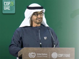 EAU: el cambio climático es el desafío más importante en el mundo