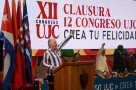 Clausuró XII Congreso de la Unión de Jóvenes Comunistas
