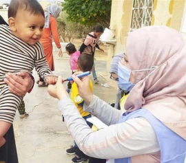 Siria inmuniza a 100 mil niños sin recibir sus vacunas