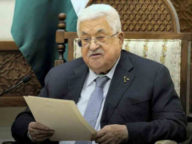 Presidente palestino condena masacres de Israel en Gaza