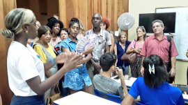 Periodistas santiagueros recorren instituciones locales