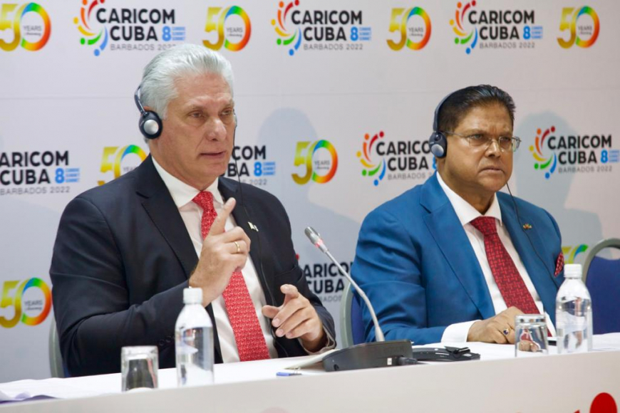 Cumbre Caricom-Cuba permitió impulso de proyectos de apoyo regional