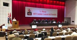 V Pleno del Comité Central del PCC analiza situación económica del país