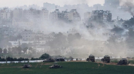 Tras 23 días de asedio tropas israelíes amenazan de nuevo Gaza