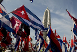 Constituyen en Cuba XVI Brigada Internacional Primero de Mayo