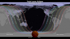 Habrá eclipse total de Luna el próximo 8 de noviembre