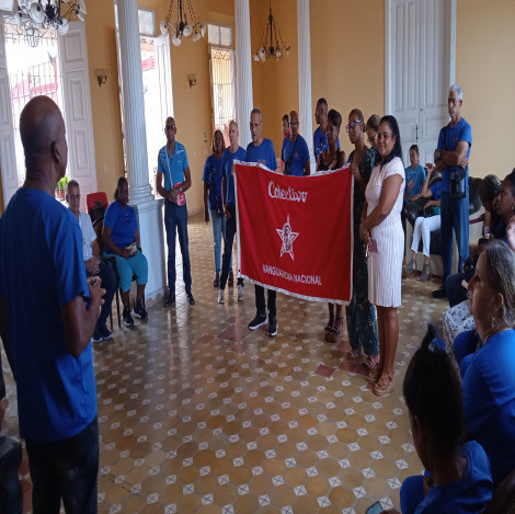 En Santiago de Cuba recibe bandera de Vanguardia Nacional el Fondo Cubano de Bienes Culturales
