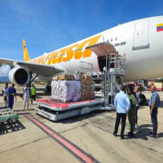 Llega a Santiago de Cuba ayuda de Venezuela Llega a Santiago de Cuba ayuda de Venezuela