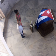 Homenaje a Fidel y a los padres fundadores de la Nación en Santiago de Cuba