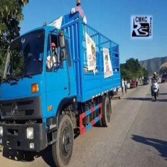 Feria por el Día de las madres en la avenida Garzón