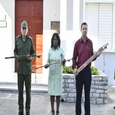 Recibe Universidad de Oriente Réplica del Machete de Máximo Gómez