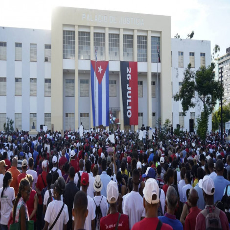 Por Raúl y por Cuba ahí estuvo el pueblo santiaguero