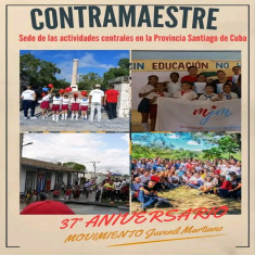 Contramaestre: Jóvenes martianos honrarán a Fidel y Martí en su aniversario