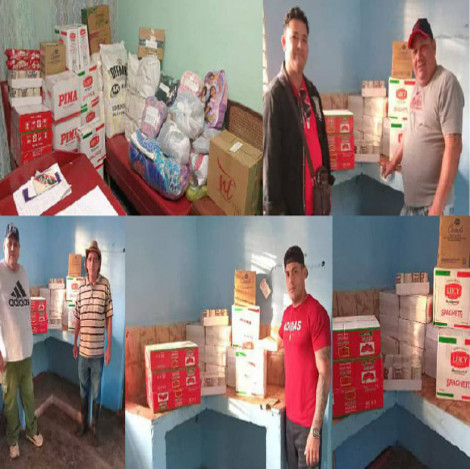 Y al llegar la tormenta la solidaridad estaba aquí