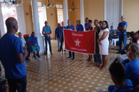 En Santiago de Cuba recibe bandera de Vanguardia Nacional el Fondo Cubano de Bienes Culturales