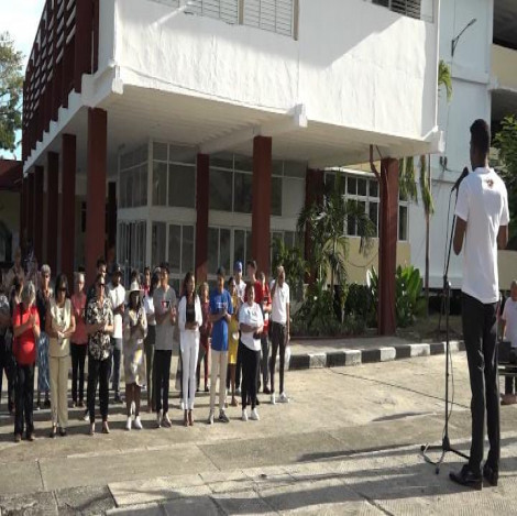 Rinden homenaje a Julio Antonio Mella en la Universidad de Oriente