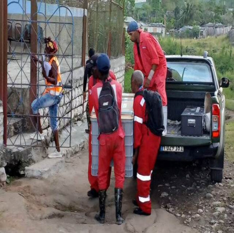 Integrantes de la Cruz Roja en San Luis, héroes de la ciudad