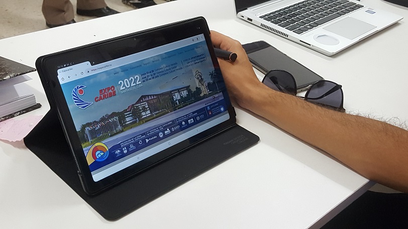 Equipamiento puesto a disposición de la prensa en Expocaribe 2022 Santiago de Cuba