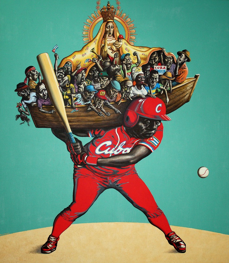 2013 El Cuarto Bate acrilico s lienzo 160x140cm