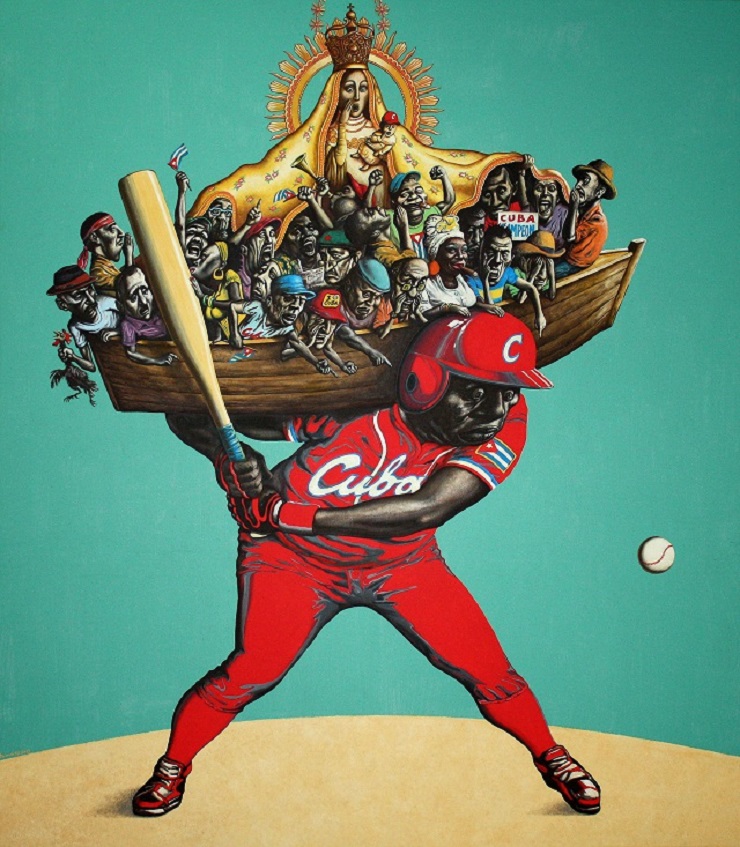 2013 El Cuarto Bate acrilico s lienzo 160x140cm 1