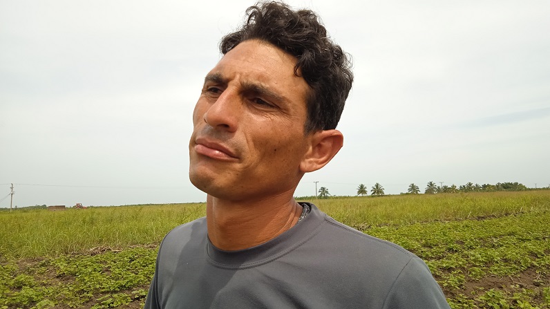 Liover Garrido Hernández campesino 