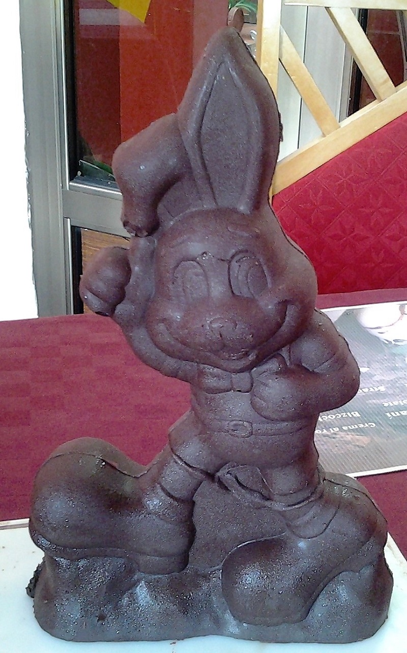 Conejo de chocolate Fraternidad Santiagode Cuba