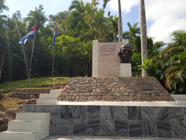 Rinden tributo al Padre de la Patria en el lugar de su muerte