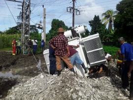 No habrá impunidad para quienes roban el aceite de los transformadores eléctricos