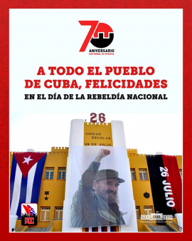 Celebra Cuba el Día de la Rebeldía Nacional