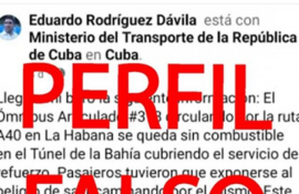 Ministro de Transporte alerta sobre perfil falso en red social