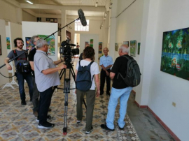 Arte Naif santiaguero acerca culturas cubana y norteamericana