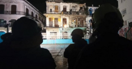 Reportan derrumbe en La Habana Vieja esta madrugada