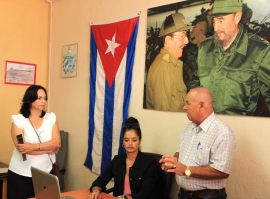 Contralora General evalúa comprobación en Santiago de Cuba