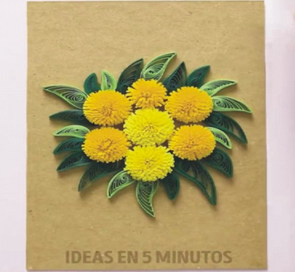 Sencillas y bellas flores de papel, para ti Mujer