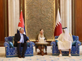 Fructífero diálogo entre presidente de Cuba y emir de Qatar