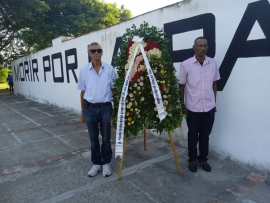 Homenaje a Perucho Figueredo en Santiago de Cuba