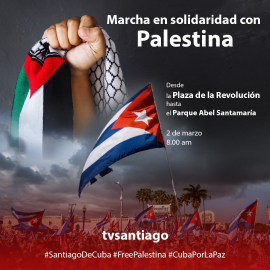 La causa palestina, causa cubana