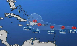 Fiona podría afectar esta noche el norte de las Islas Sotavento