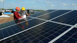Parque solar, vital aporte al Sistema electroenergético nacional