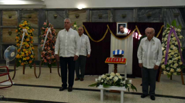 Rinden homenaje póstumo al Comandante José Ramón Balaguer Cabrera