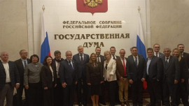 Reciben en Parlamento ruso a delegación cubana