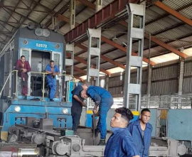 Avanza en Talleres Ferroviarios sanluiseros proyecto de modernización con colaboración francesa