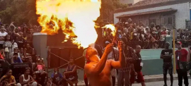 En Santiago de Cuba primera acción del 44. Festival del Caribe