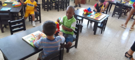 Inauguran casita infantil Rayito de Sol