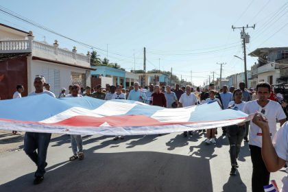 Visita Presidente cubano santiaguero municipio Guamá