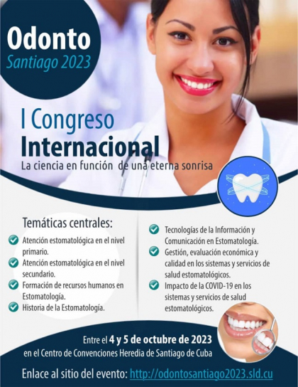 Convocan al I Congreso Internacional OdontoSantiago 2023