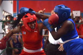 Mujeres cubanas al boxeo del ALBA